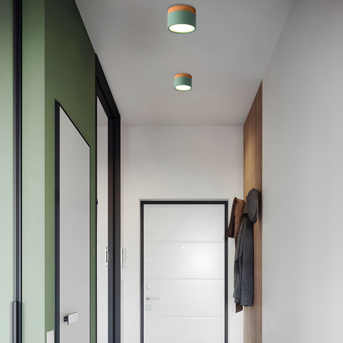 Nordic Modern LED Flush Mount Ceiling Light | Calenne