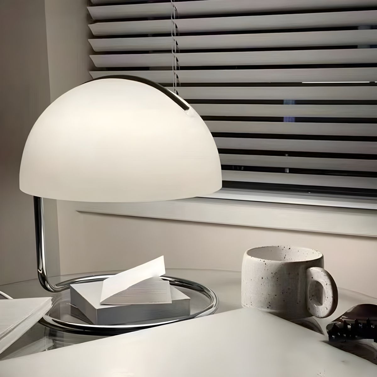 Nordic Modern Table Lamp with Glass Dome | Orsani