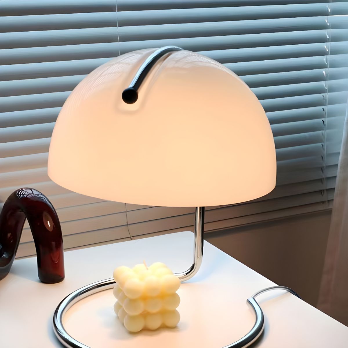 Nordic Modern Table Lamp with Glass Dome | Orsani