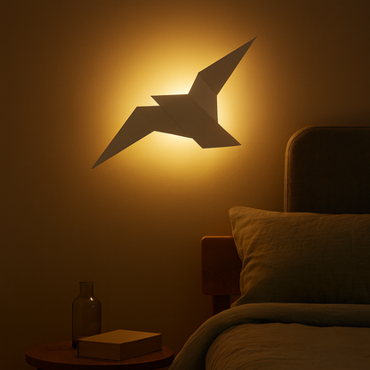 Nordic Origami Metal LED Indoor Wall Light Fixture | Lumvora