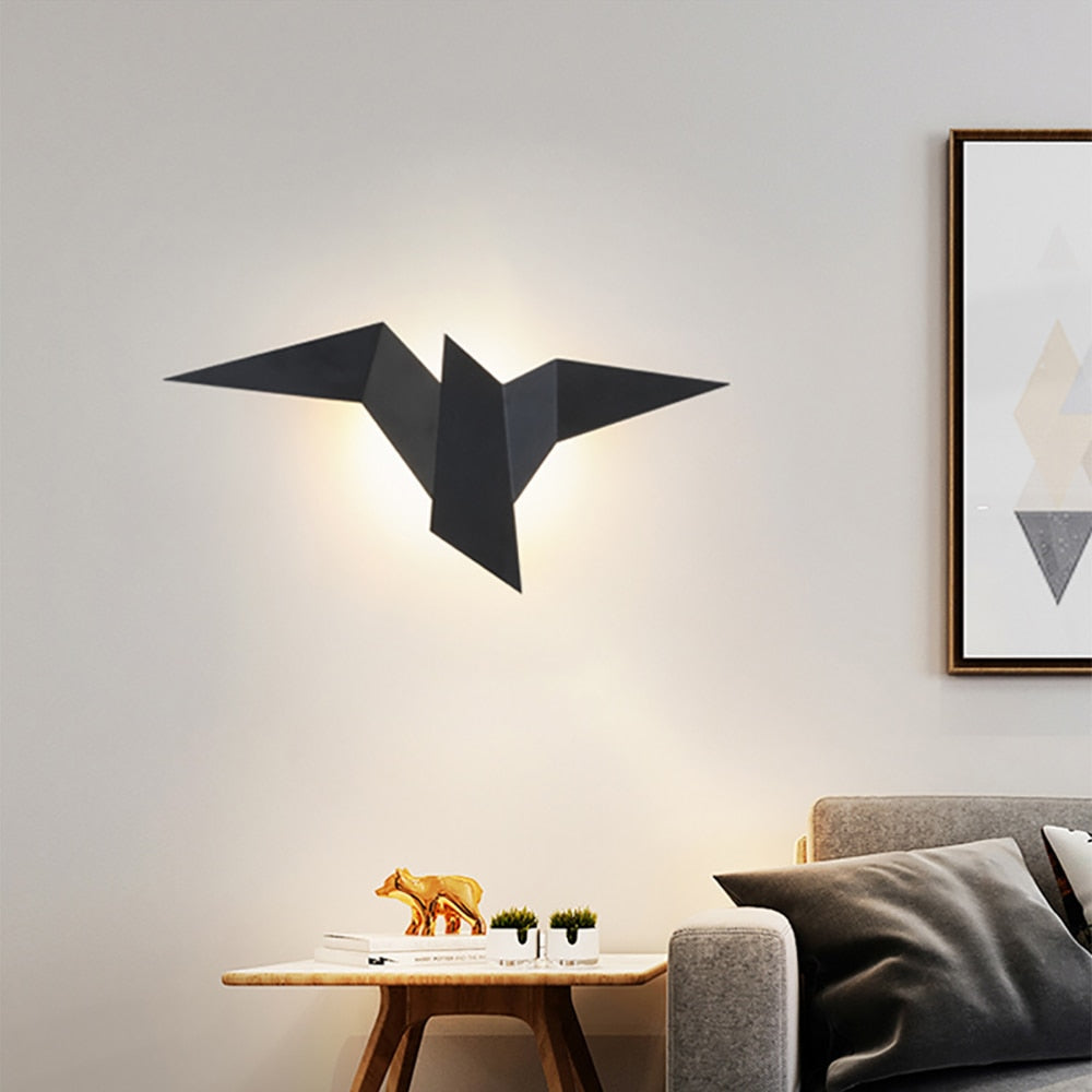 Nordic Origami Metal LED Indoor Wall Light Fixture | Lumvora