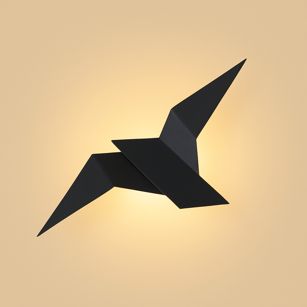 Nordic Origami Metal LED Indoor Wall Light Fixture | Lumvora