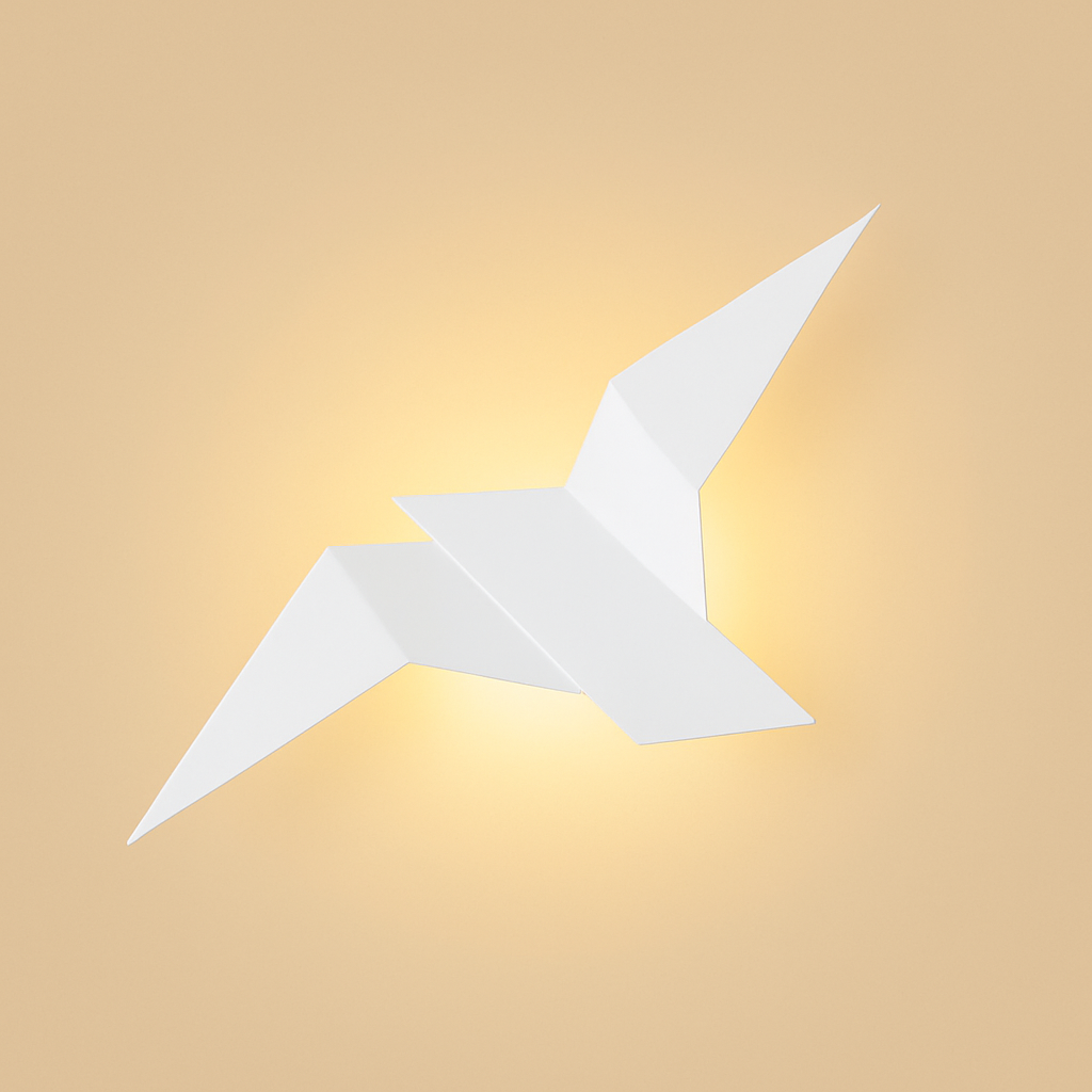 Nordic Origami Metal LED Indoor Wall Light Fixture | Lumvora