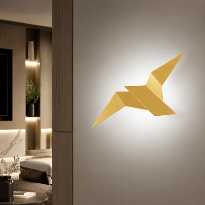 Nordic Origami Metal LED Indoor Wall Light Fixture | Lumvora