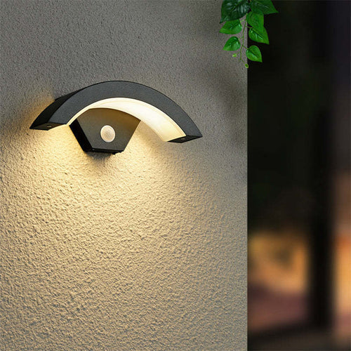 Nordic Outdoor Metal Wall Light with Motion Sensor LED | Worexa
