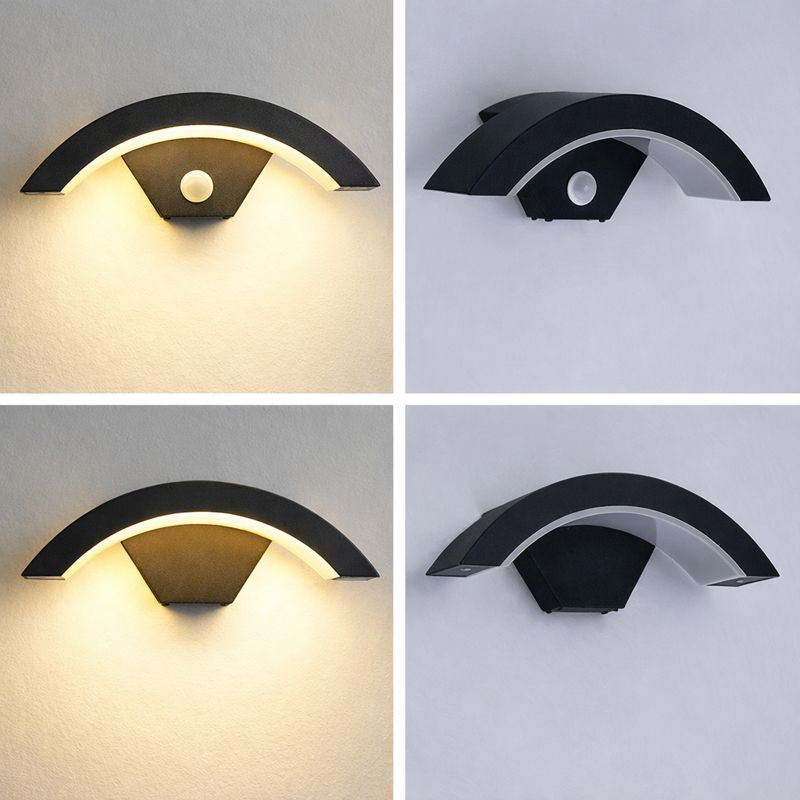 Nordic Outdoor Metal Wall Light with Motion Sensor LED | Worexa