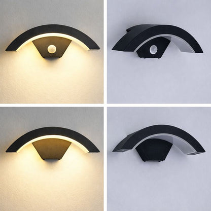 Nordic Outdoor Metal Wall Light with Motion Sensor LED | Worexa