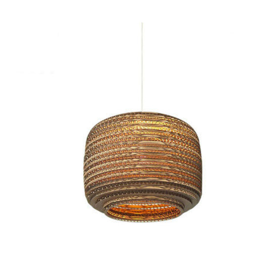 Nordic Paper Cardboard Pendant Light E27 | Lunaroa