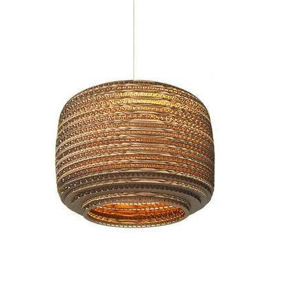 Nordic Paper Cardboard Pendant Light E27 | Lunaroa
