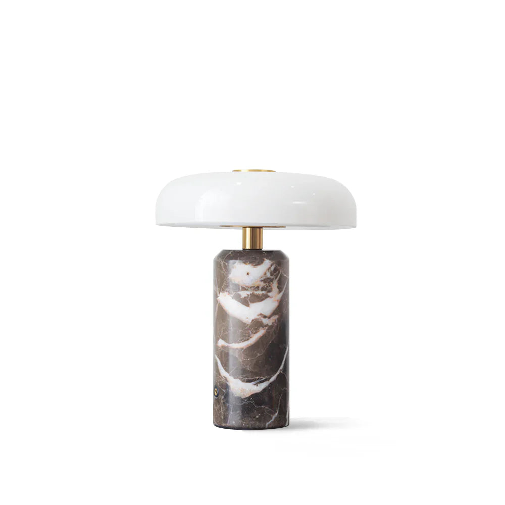 Nordic Portable LED Table Lamp with Marble Base | Nadoma