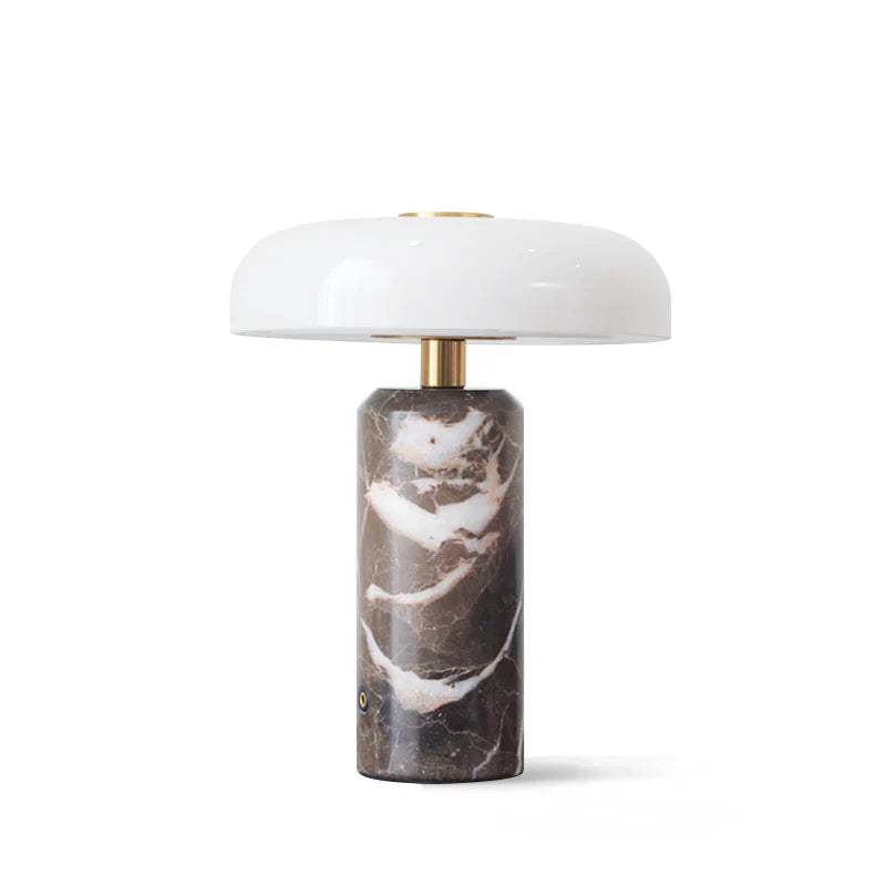 Nordic Portable LED Table Lamp with Marble Base | Nadoma