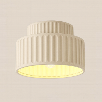 Nordic Resin Cylinder Ceiling Light Flush Mount | Vionne