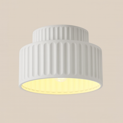 Nordic Resin Cylinder Ceiling Light Flush Mount | Vionne