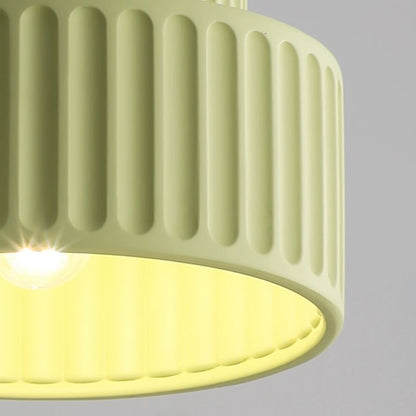 Nordic Resin Cylinder Ceiling Light Flush Mount | Vionne