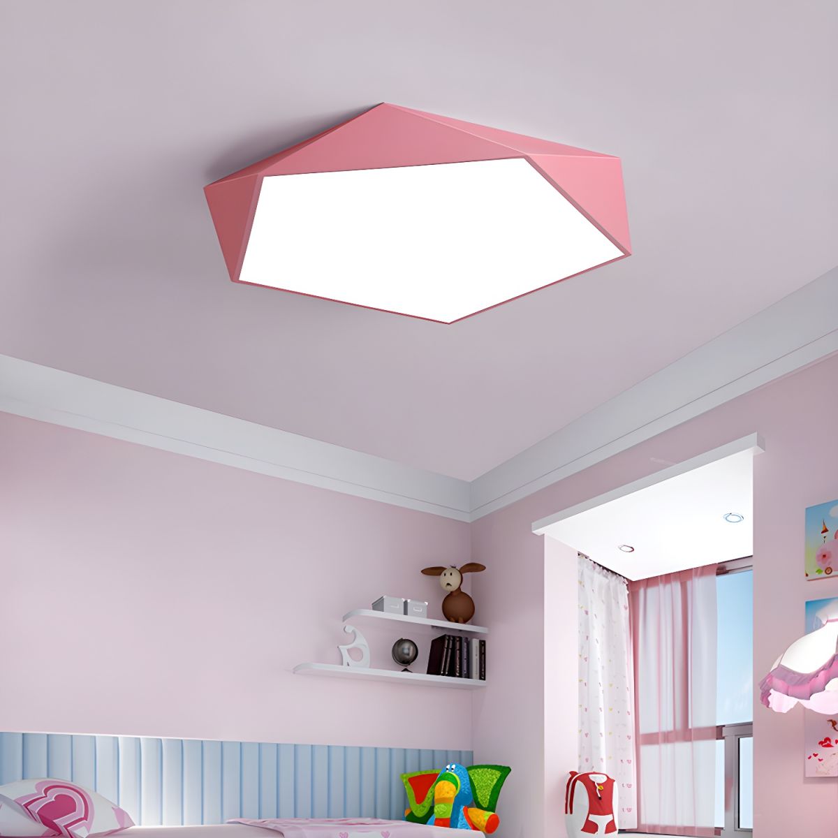 Nordic Slim Acrylic LED Flush Mount Ceiling Light | Senara
