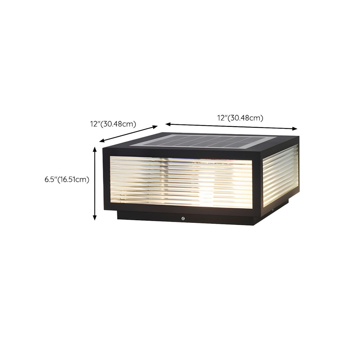 Nordic Square Solar LED Metal Outdoor Light | Norlixy