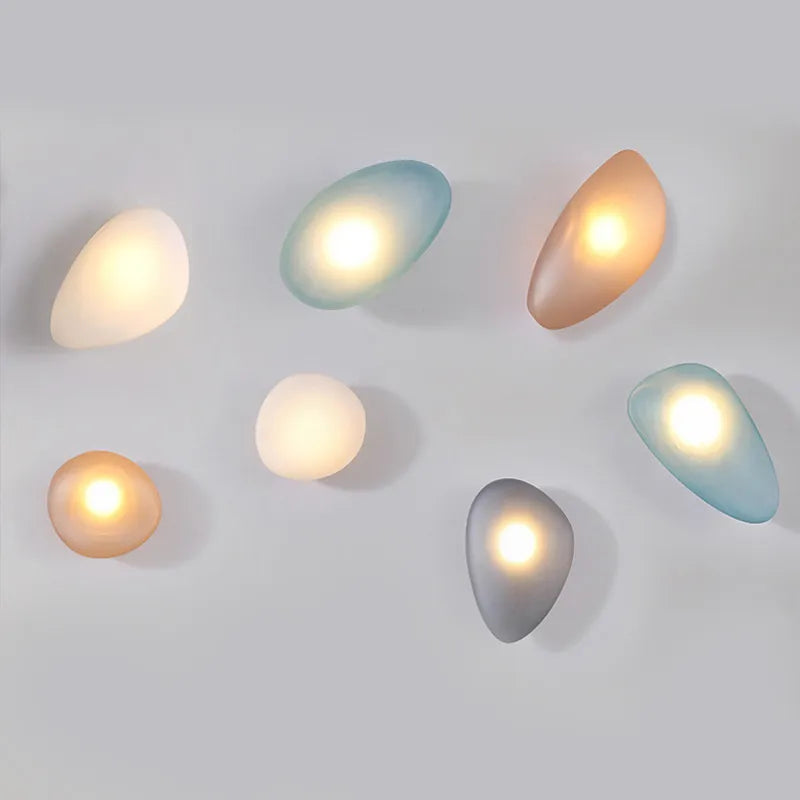 Nordic Stained Glass LED Wall Light for Interiors | Vitrale