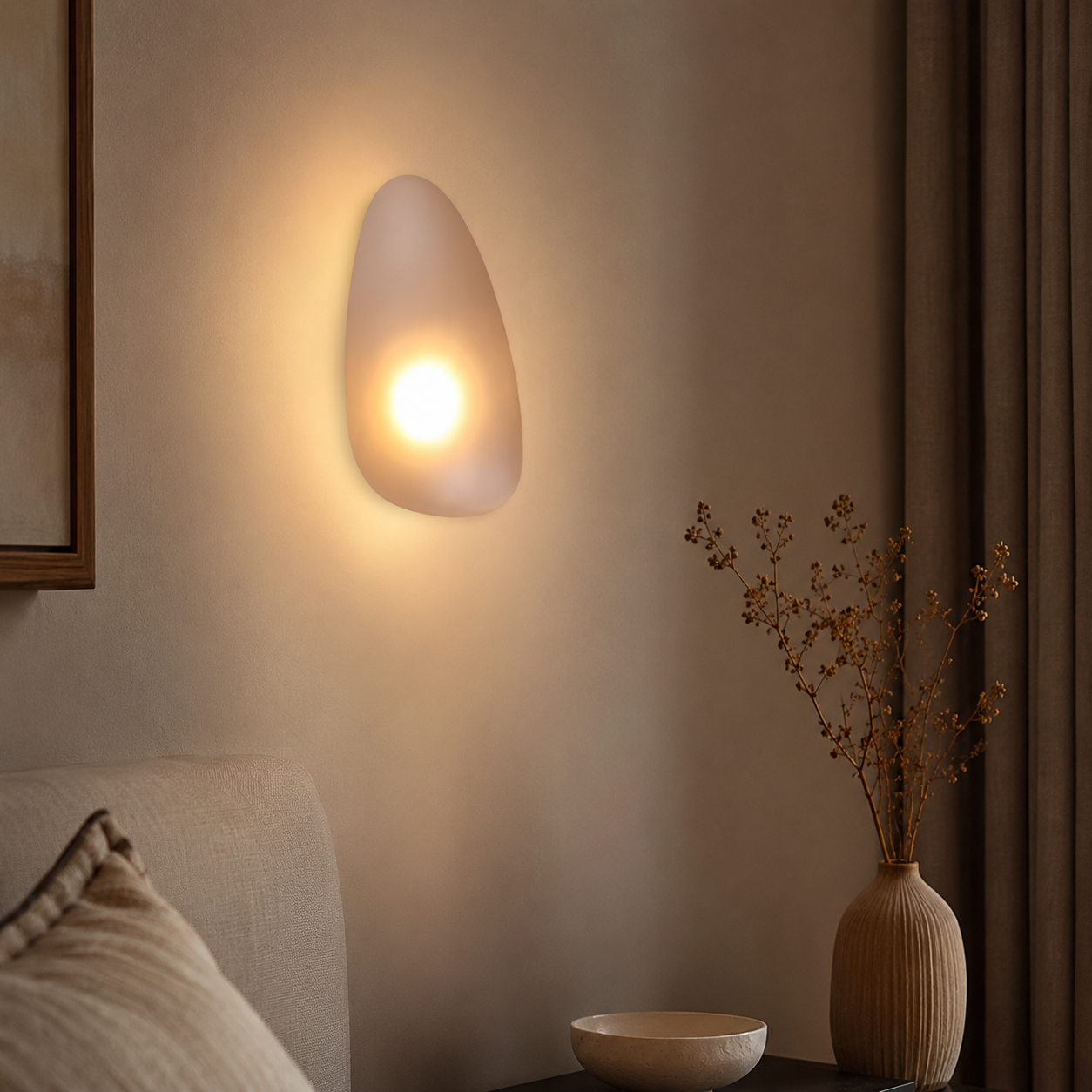 Nordic Stained Glass LED Wall Light for Interiors | Vitrale