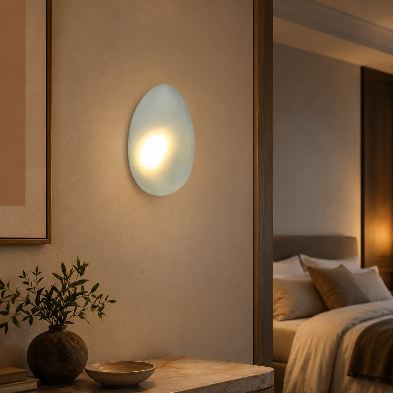 Nordic Stained Glass LED Wall Light for Interiors | Vitrale
