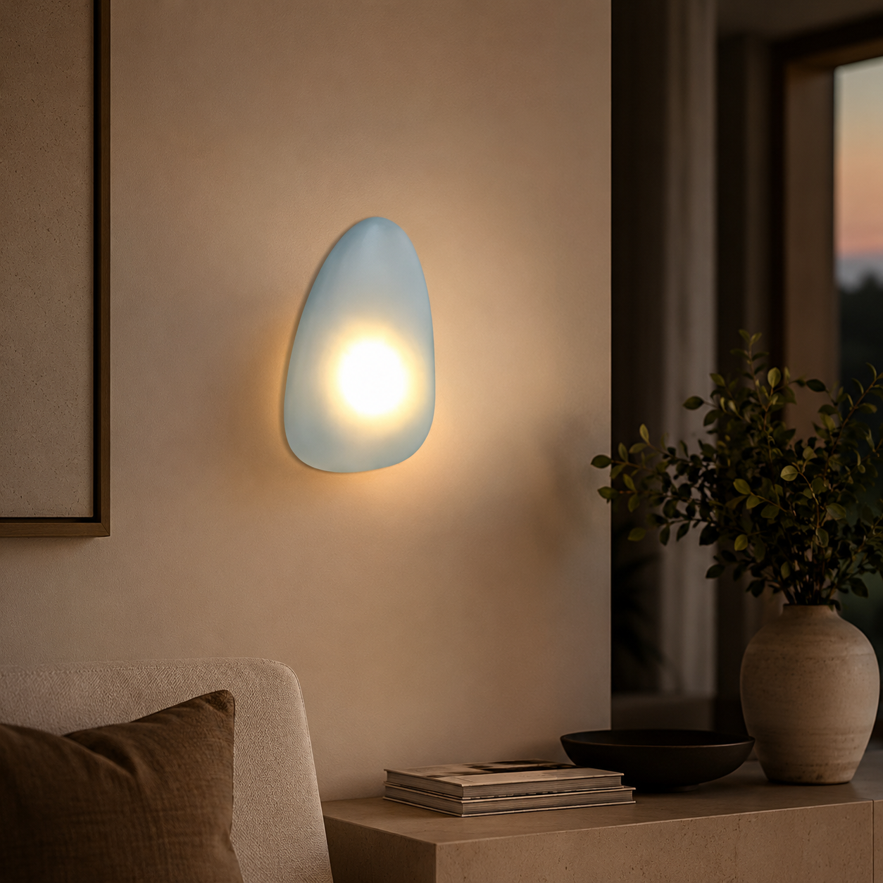 Nordic Stained Glass LED Wall Light for Interiors | Vitrale