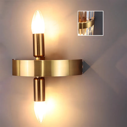Nordic Stainless Steel Wall Lamp for Living Room | Glimora