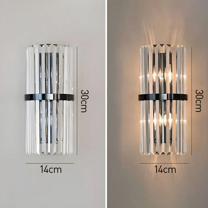 Nordic Stainless Steel Wall Lamp for Living Room | Glimora
