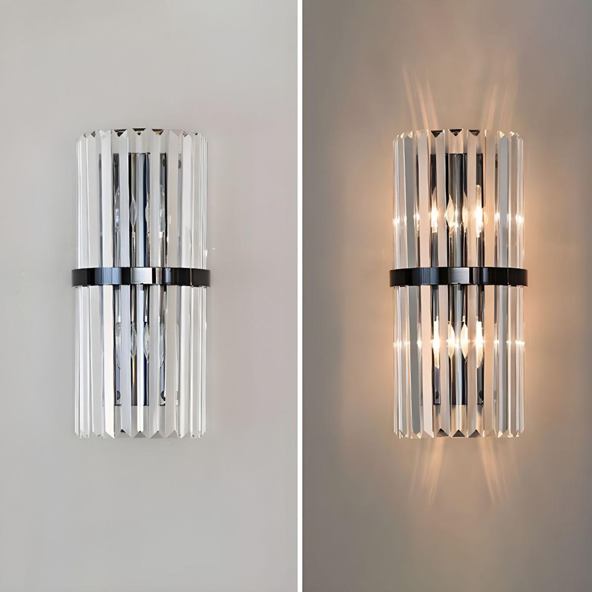Nordic Stainless Steel Wall Lamp for Living Room | Glimora