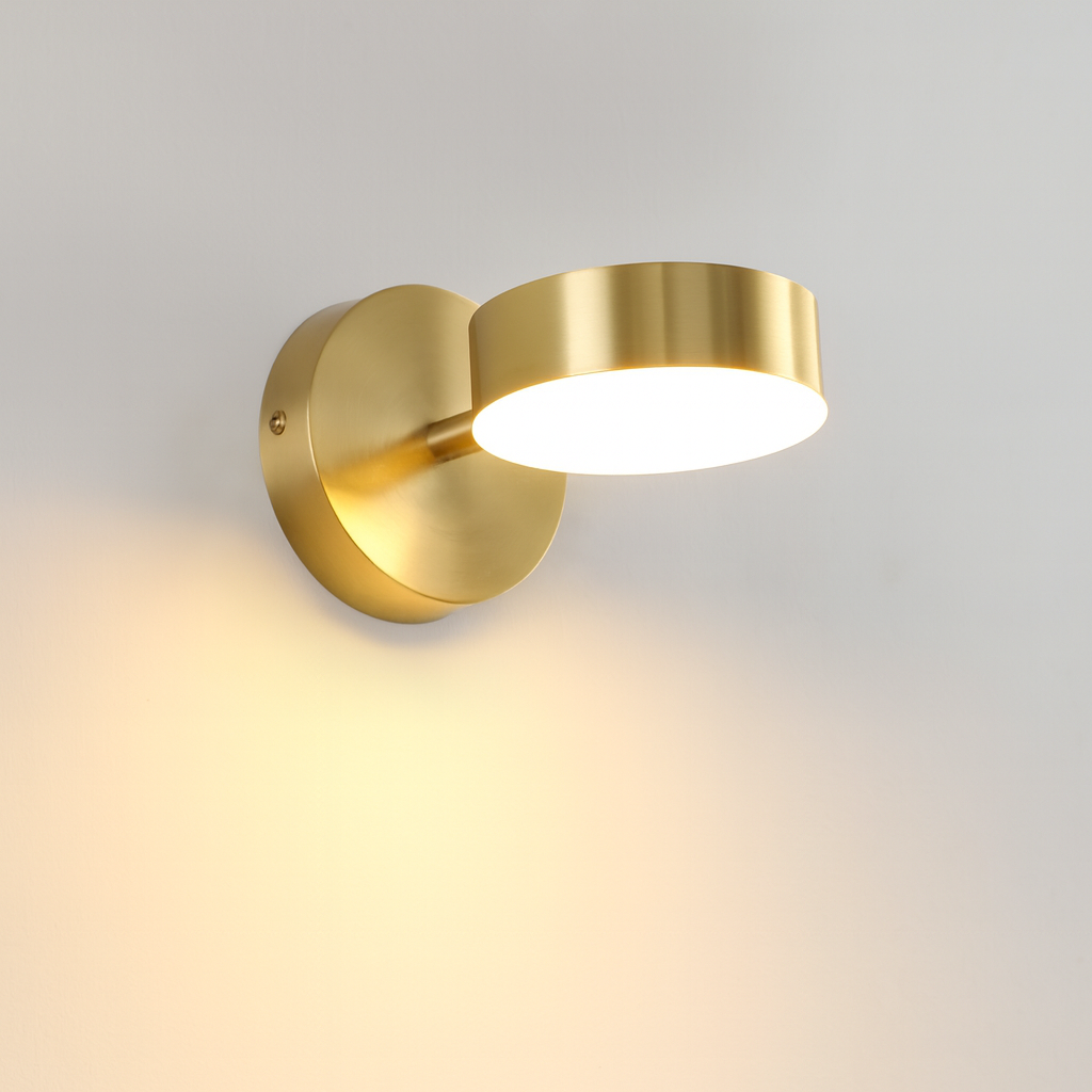 Nordic Style Black Gold LED Wall Light Fixture | Rovexa