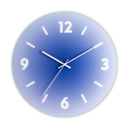 Nordic Style Glass Face Silent Quartz Wall Clock | Norlume