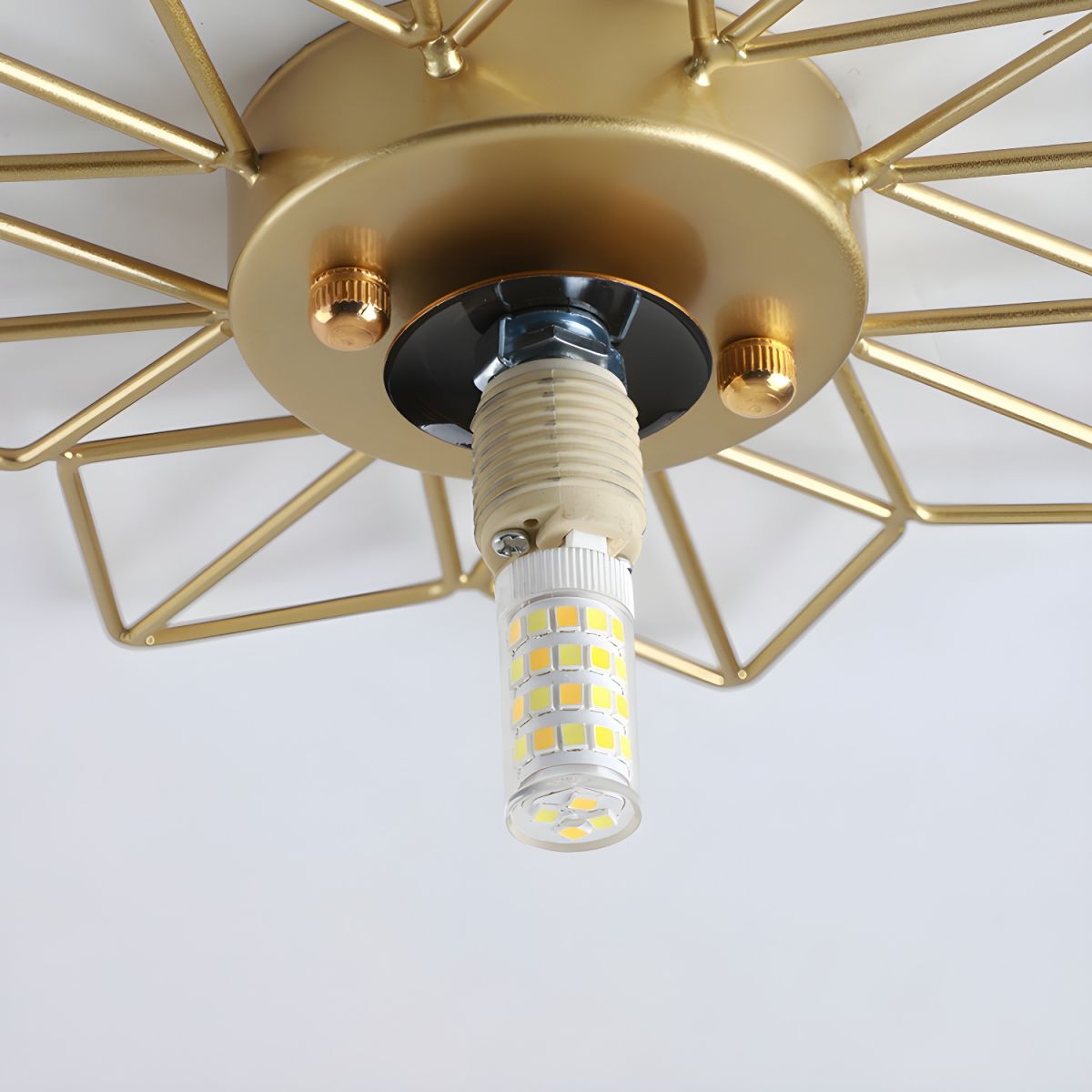 Nordic Style Glass Flush Ceiling Light Fixture | Liorvo