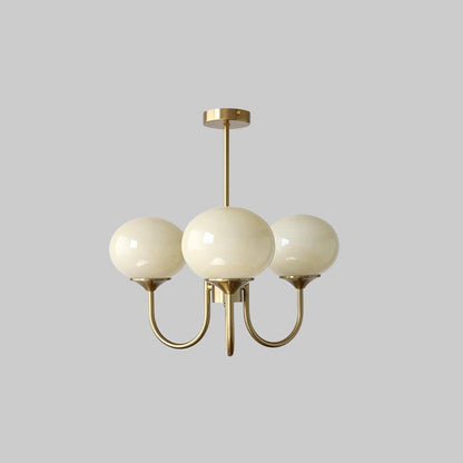 Nordic Style Glass Shade Chandelier | Telvaro