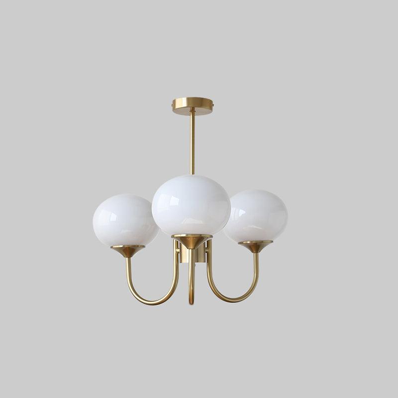Nordic Style Glass Shade Chandelier | Telvaro