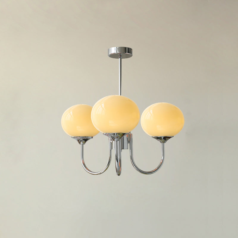 Nordic Style Glass Shade Chandelier | Telvaro