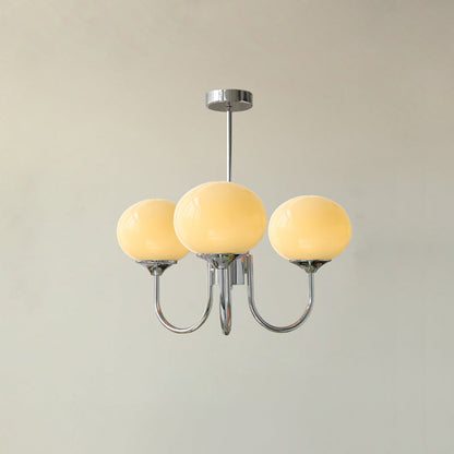 Nordic Style Glass Shade Chandelier | Telvaro