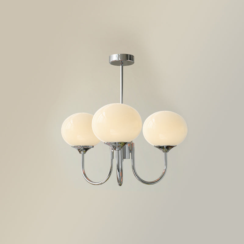 Nordic Style Glass Shade Chandelier | Telvaro