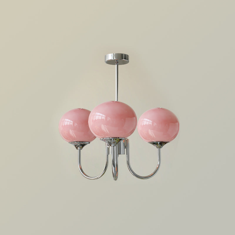 Nordic Style Glass Shade Chandelier | Telvaro
