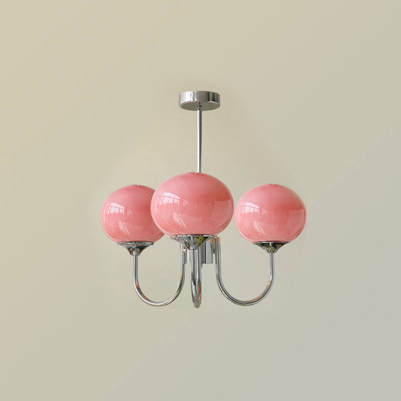 Nordic Style Glass Shade Chandelier | Telvaro