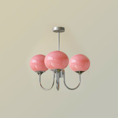 Nordic Style Glass Shade Chandelier | Telvaro