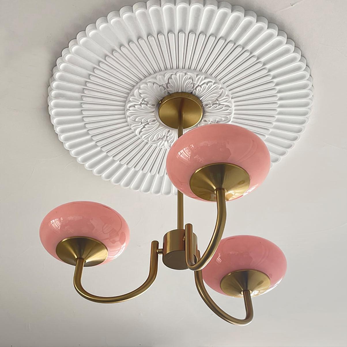 Nordic Style Glass Shade Chandelier | Telvaro