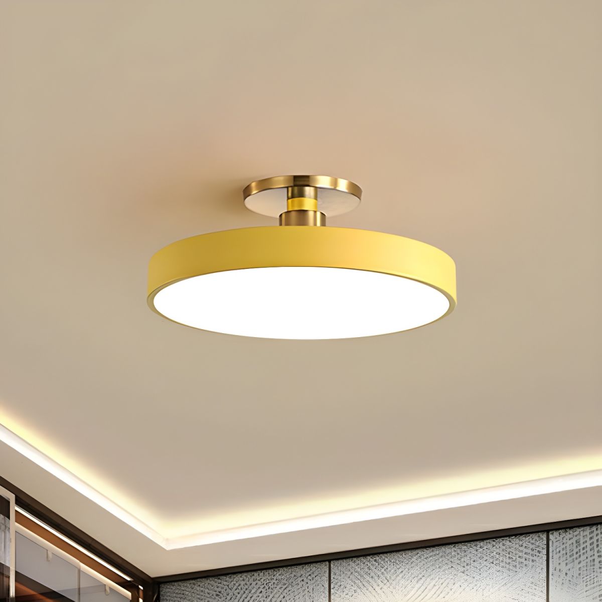 Nordic Style LED Ceiling Light Acrylic Design Fixture | Velorin