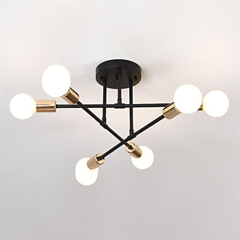 Nordic Style Metal Ceiling Light Fixture for Modern Spaces | Norira