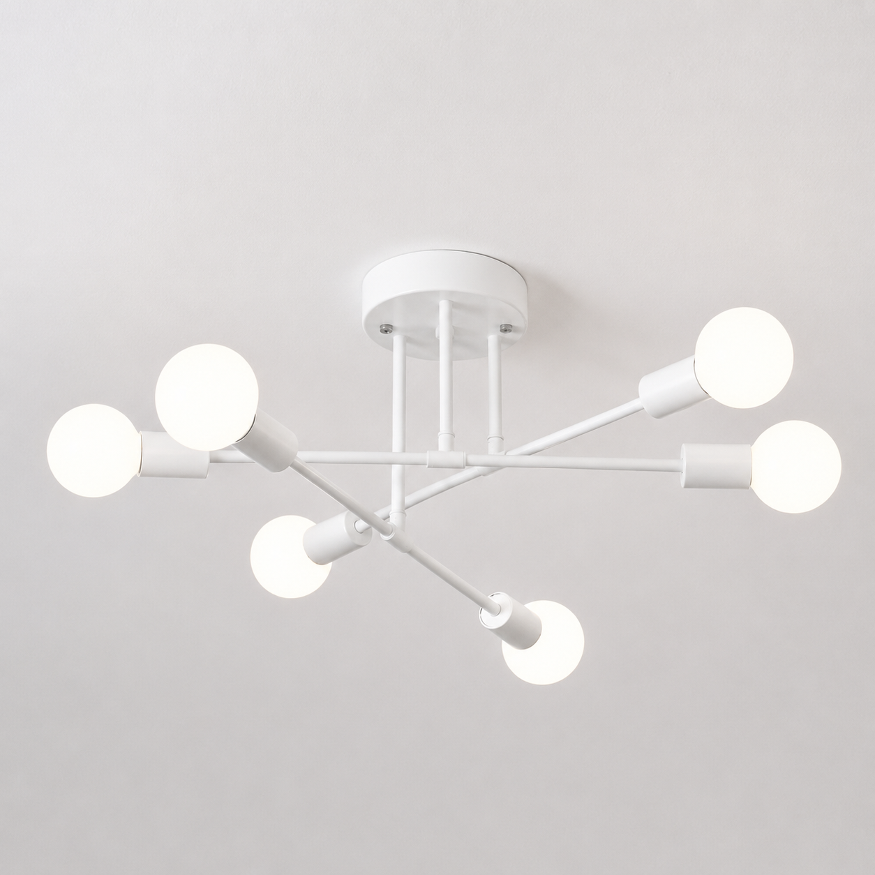 Nordic Style Metal Ceiling Light Fixture for Modern Spaces | Norira