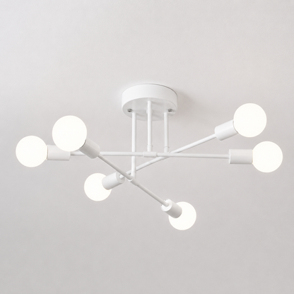 Nordic Style Metal Ceiling Light Fixture for Modern Spaces | Norira