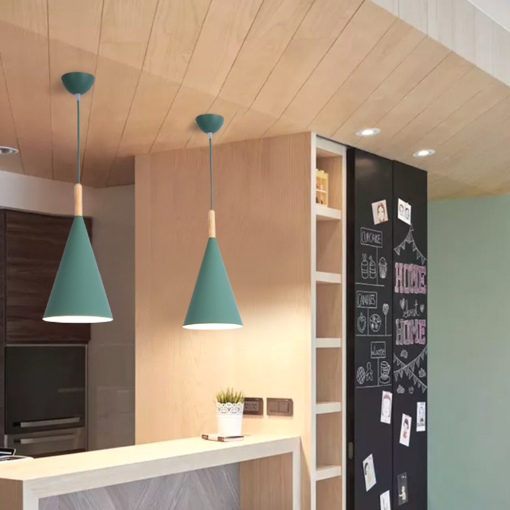 Nordic Style Metal Cone Pendant Light | Merqon