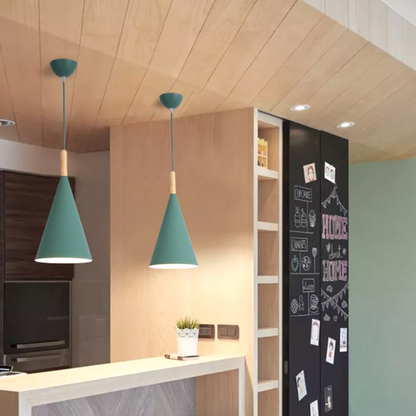 Nordic Style Metal Cone Pendant Light | Merqon