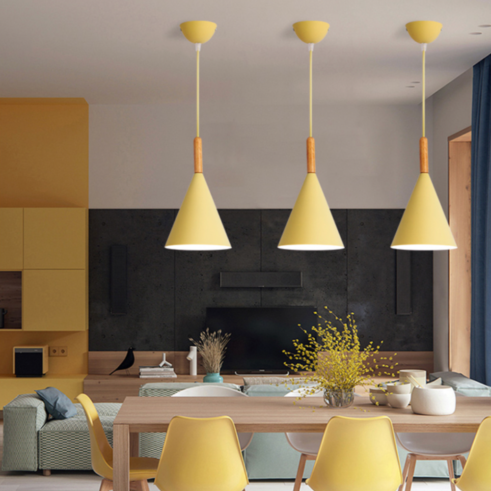Nordic Style Metal Cone Pendant Light | Merqon