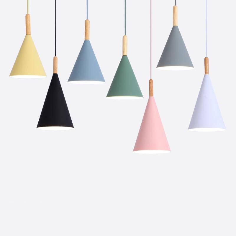 Nordic Style Metal Cone Pendant Light | Merqon