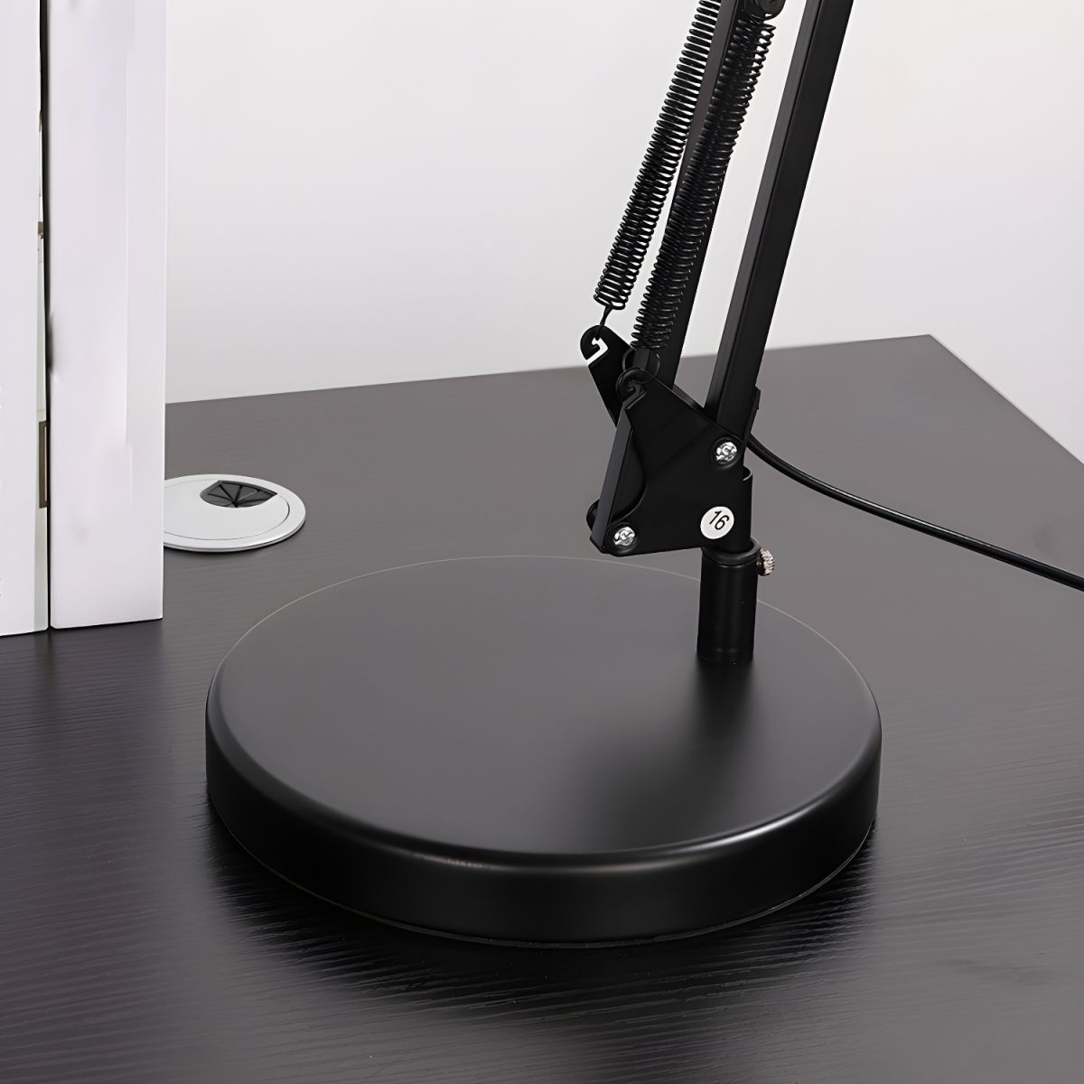 Nordic Style Table Lamp with Metal Cone Shade | Herness