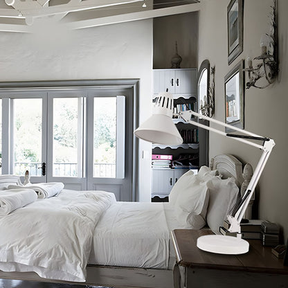 Nordic Style Table Lamp with Metal Cone Shade | Herness