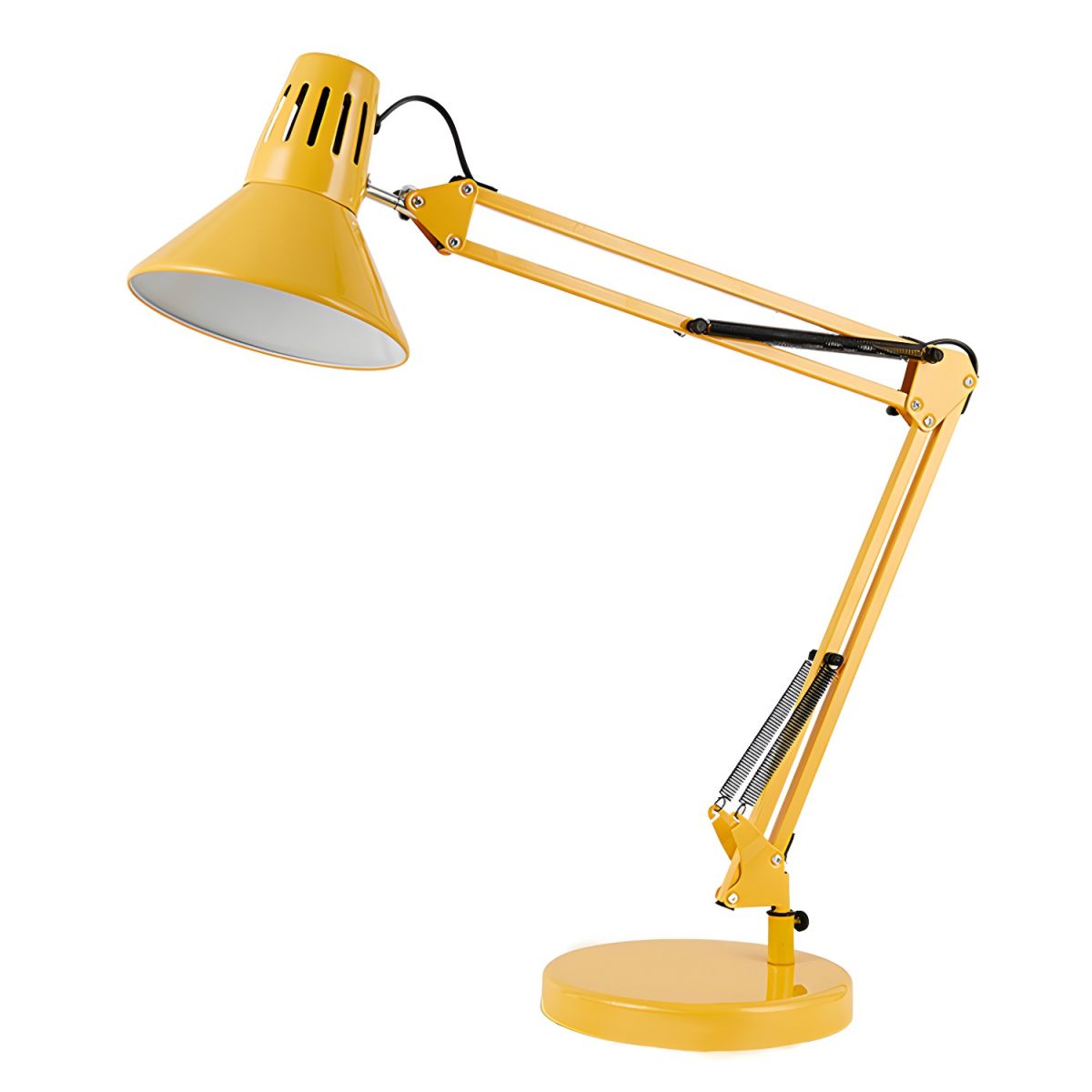 Nordic Style Table Lamp with Metal Cone Shade | Herness